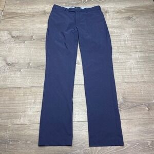 Peter Millar Pants Crown Crafted Men 30/32 Navy Blue Performance Trousers Luxury